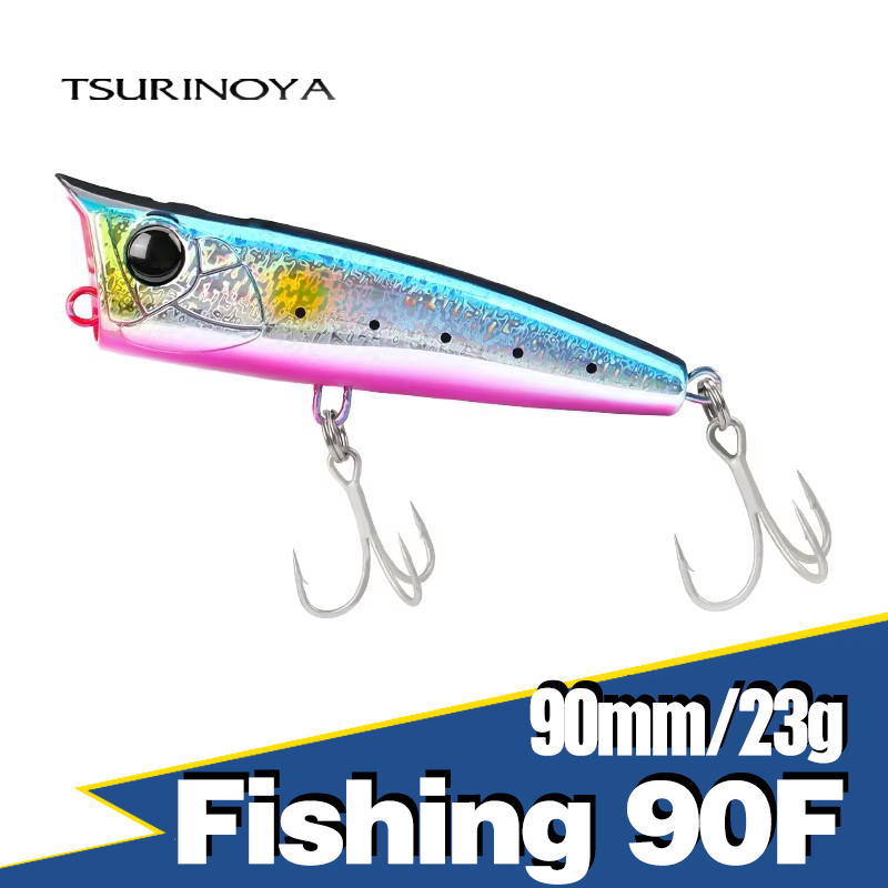 Fishing Lure Popper - TSURINOYA-고강도 인조 피라미 낚시 태클, 90mm