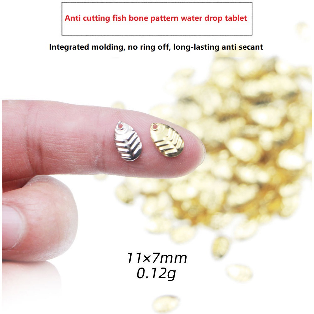 Fishing Lure Spinnerbait - 50 개/몫 DIY 낚시 스피너 스팽글
