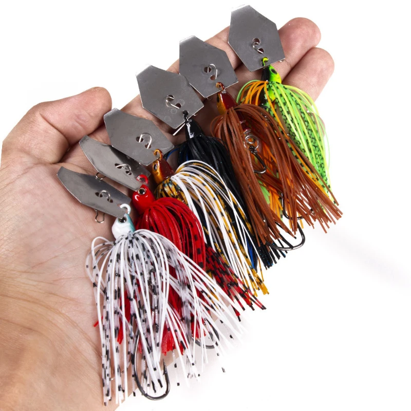Fishing Lure Swimbait - 6 개/대 Chatterbait 낚시 미끼 키트