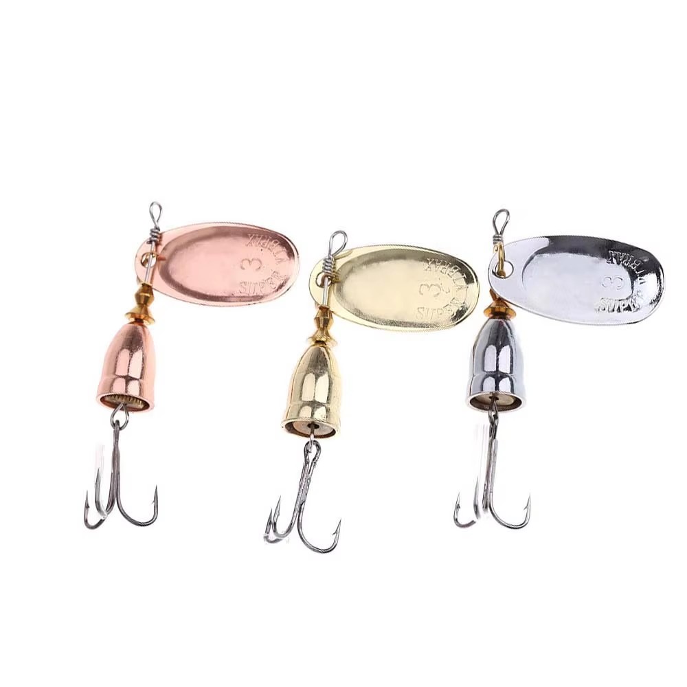 Fishing Lure Spinner - 1개 스피너 메탈 루어 황동 하드