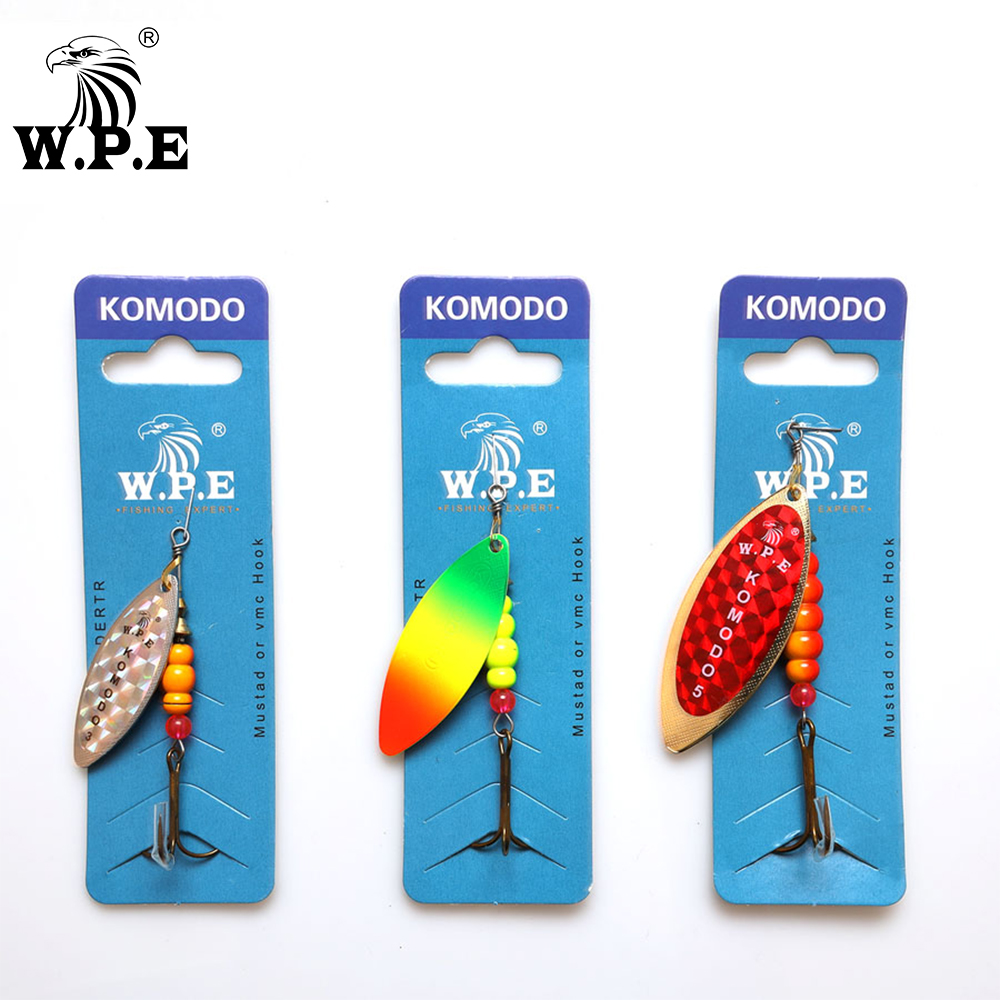 Fishing Lure Spinner - W.P.E 코모도 스피너 루어 2 개
