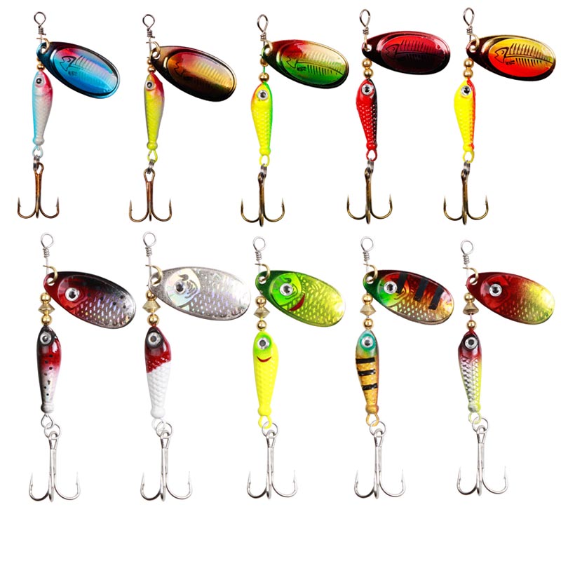 Fishing Lure Spinner - 10 개/대 스피너 미끼 9.1g 7cm