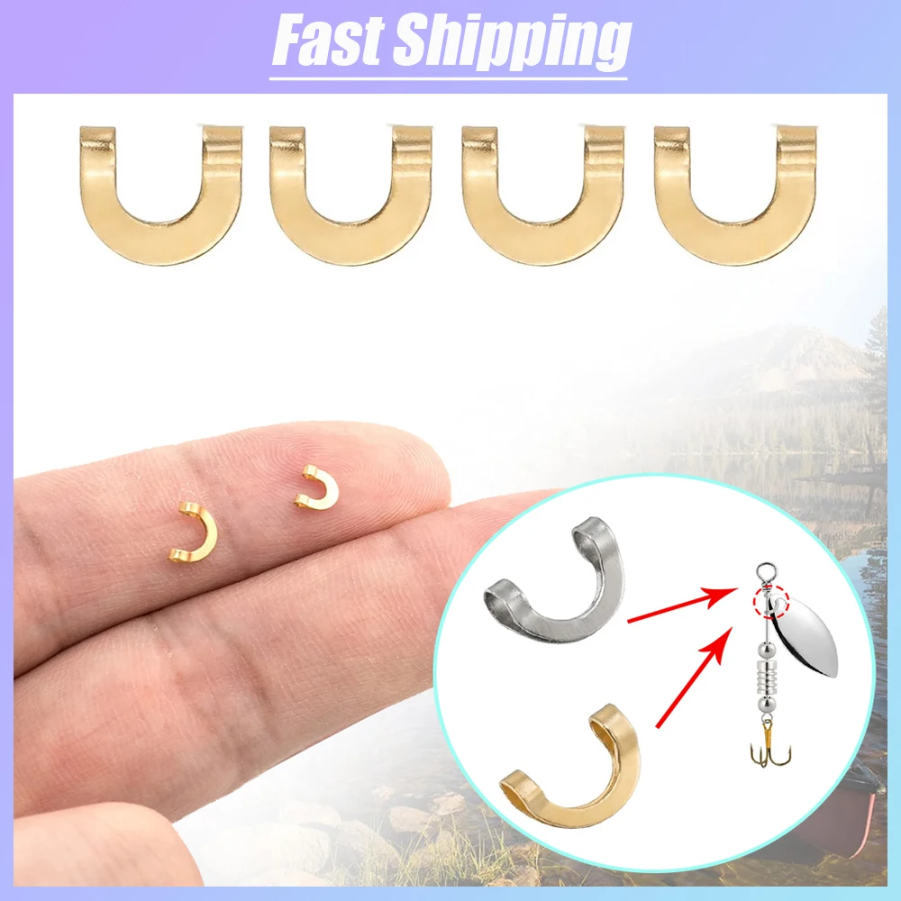 Fishing Lure Spinnerbait - 낚시 U자형 고정 클립, 스테인레스 스틸