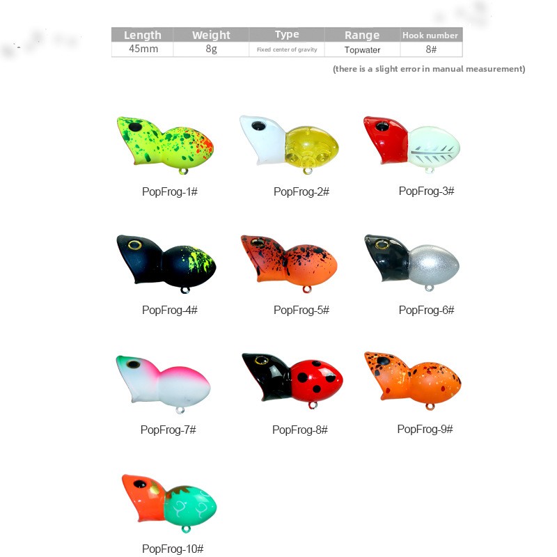 무쿤 45mm 8g 미니 플로팅 프로그 포퍼 탑워터 하 - Fishing Lure Topwater 리뷰 및 가격
