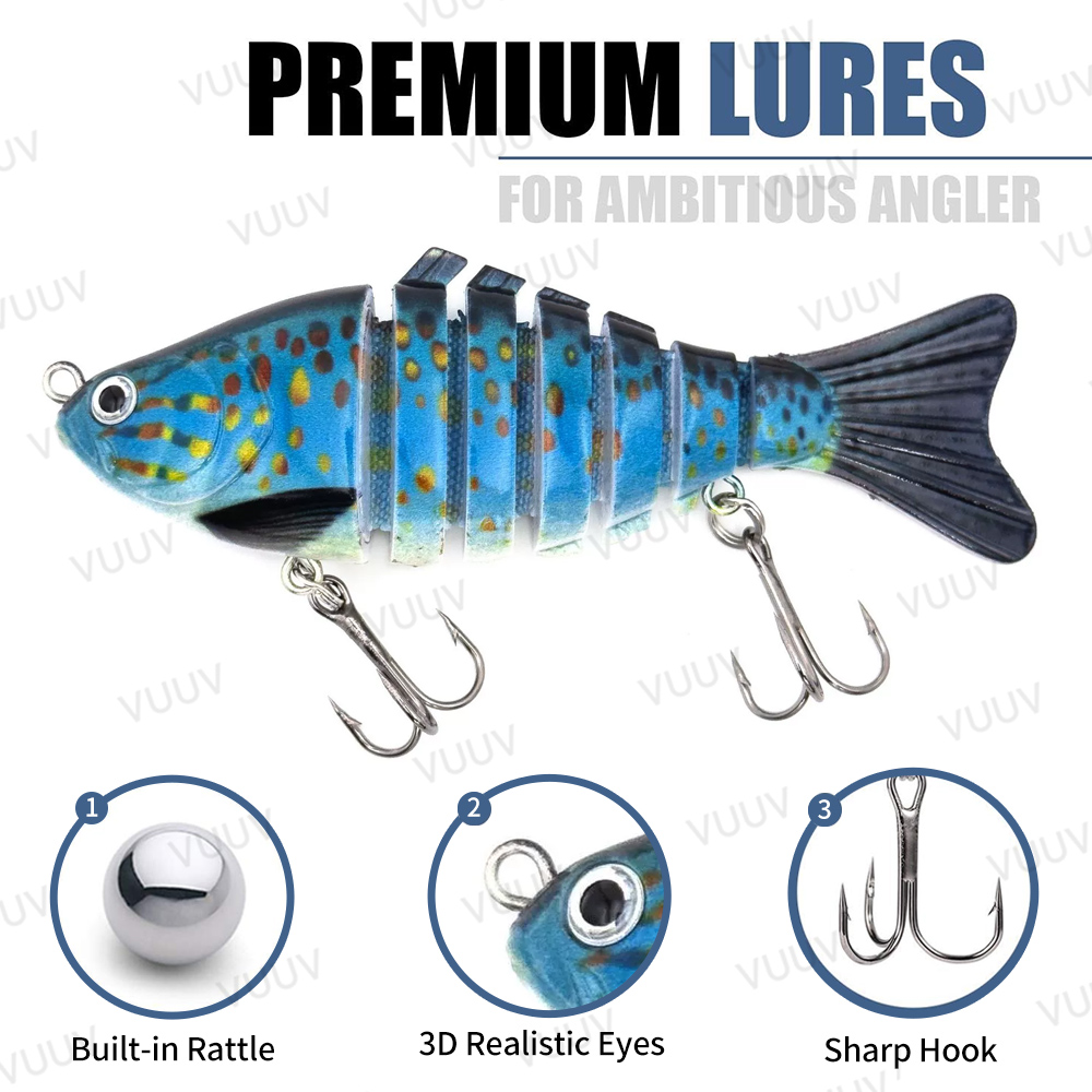 10개입 멀티 조인트 스윔베이트 낚시 루어 슬로우 싱킹 - Fishing Lure Swimbait 리뷰 및 가격