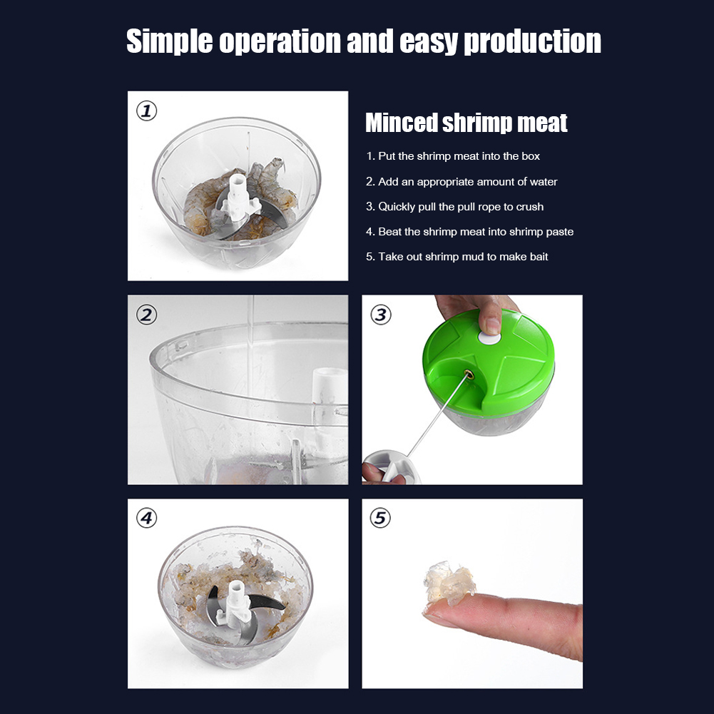휴대용 핸드헬드 미끼 혼합기 분쇄기 새우 분쇄기 블렌더 - Fishing Lure Making Kit 리뷰 및 가격