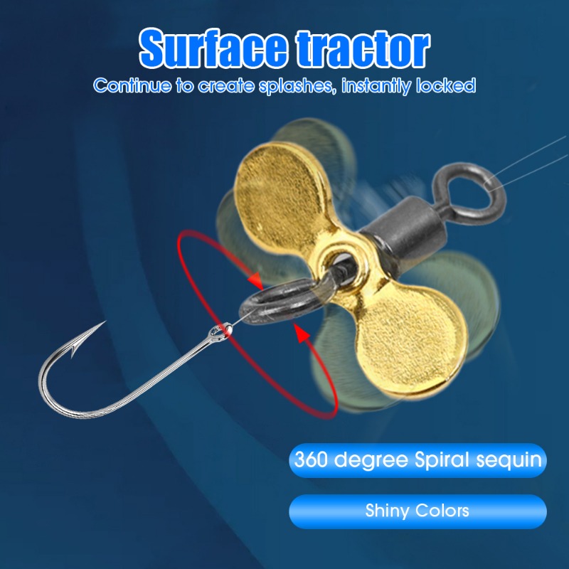 플러그 캐스팅 낚시 프로펠러 블레이드 터보 프로펠러 스 - Fishing Lure Spinnerbait 리뷰 및 가격
