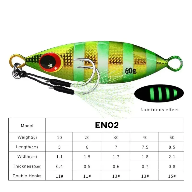Inchiku 금속 지그 스푼 루어 6pcs 10-60 - Fishing Lure Buzzbait 리뷰 및 가격