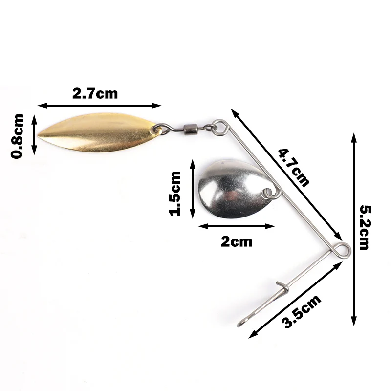 OUTKIT 5pcs 2.5g 스피너 낚시 루어 미끼  - Fishing Lure Buzzbait 리뷰 및 가격