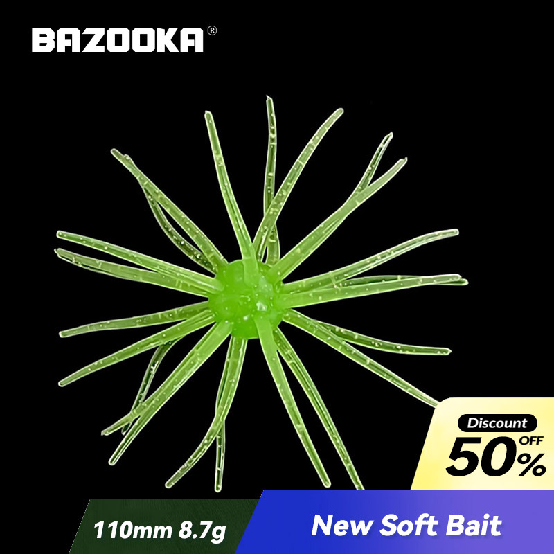 바주카포 낚시 미끼 시뮬레이션 된 성게는 파이크 농어  - Fishing Lure Swimbait 리뷰 및 가격