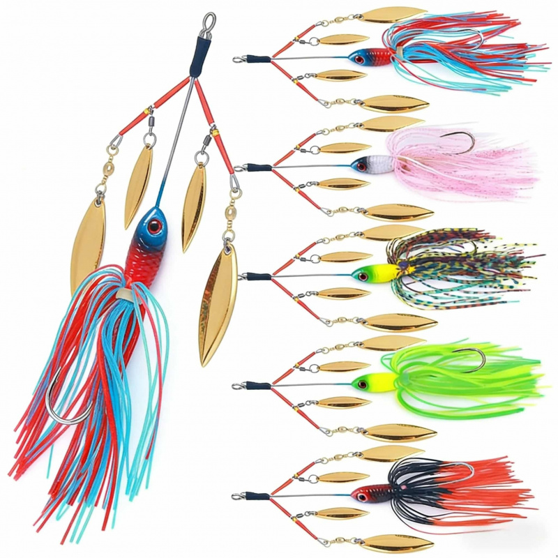 13CM22g 루어 미끼, 복합 회전 스피너 블레이드, - Fishing Lure Blade Bait 리뷰 및 가격
