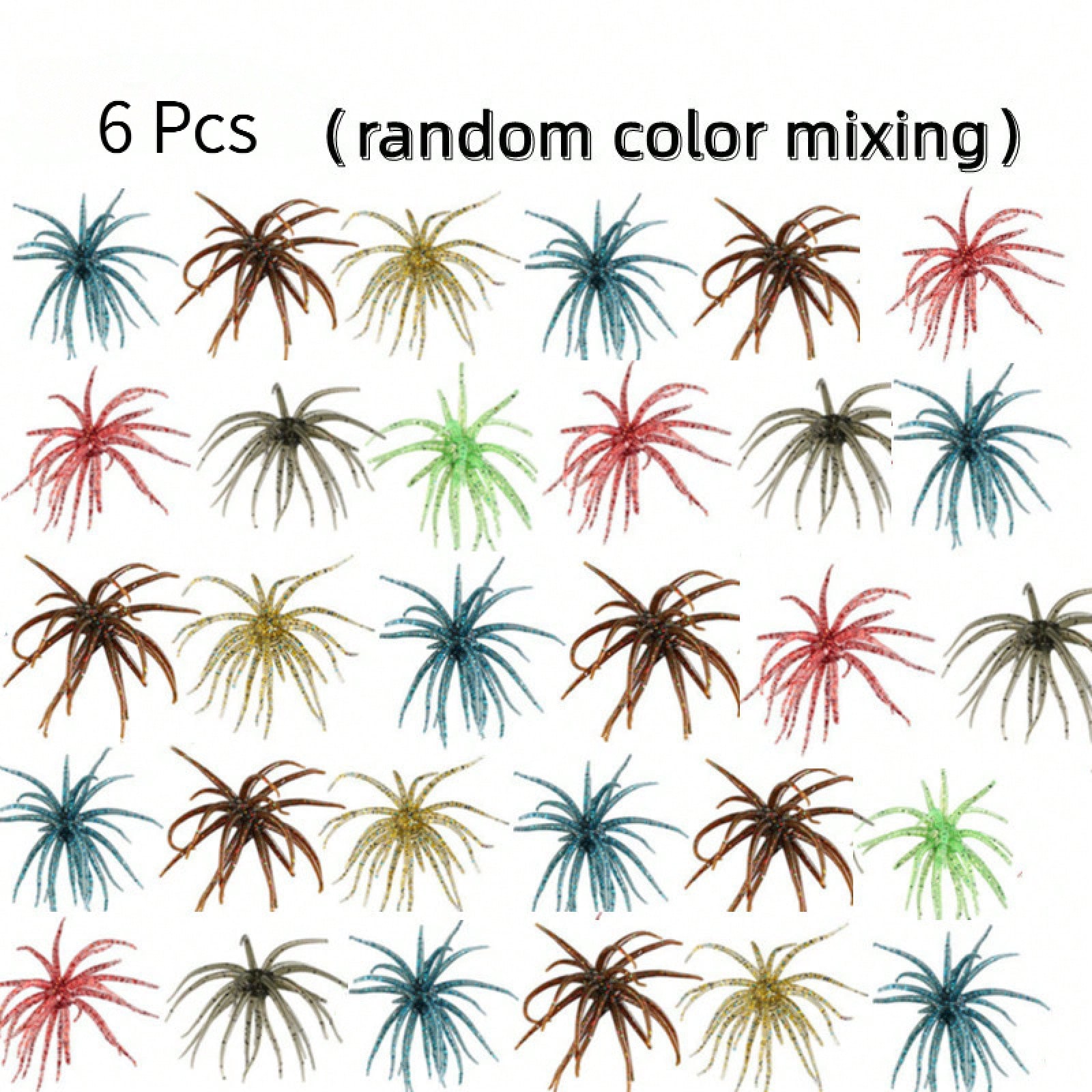 6개입 TPE 소재로 제작된 바다 가리비 모양의 부드러 - Fishing Lure Topwater 리뷰 및 가격