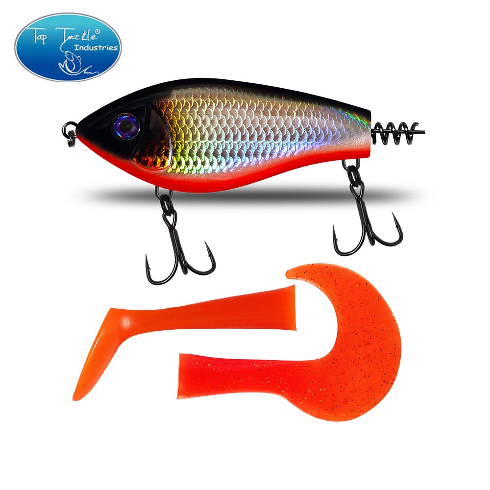 부드러운 꼬리가있는 느린 싱킹 저크 미끼 100mm 7 - Fishing Lure Jerkbait 리뷰 및 가격