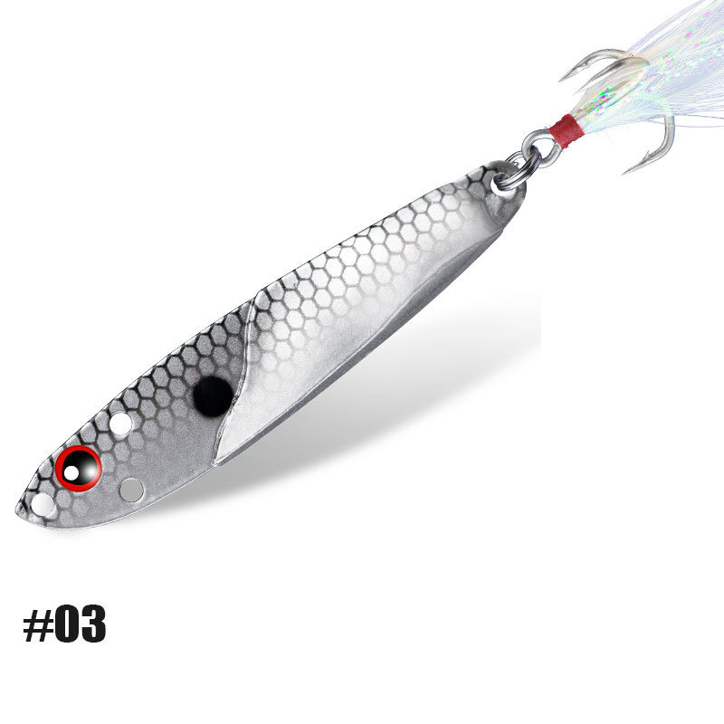 1PC 메탈 지그 3D 피쉬 베이트 태클 송어 쇼어 드 - Fishing Lure Spinner 리뷰 및 가격
