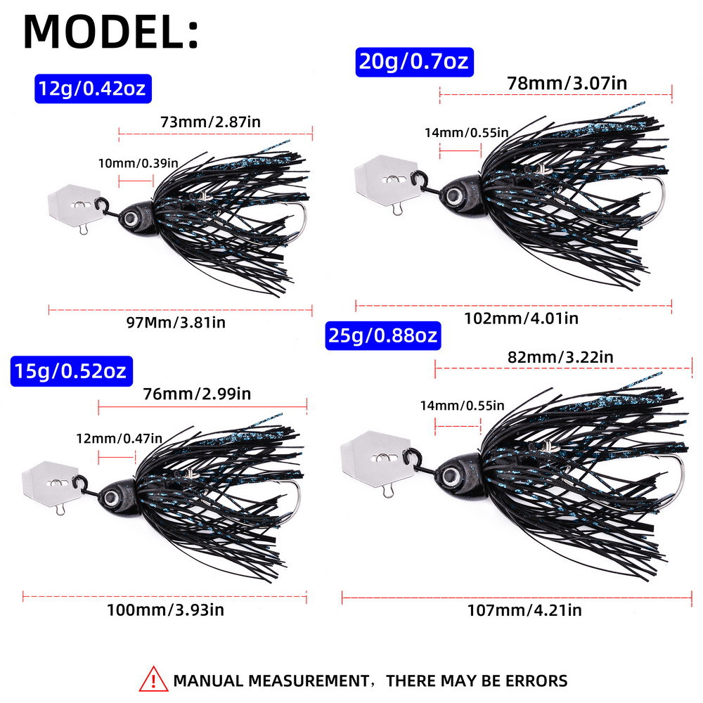 도매 위드리스 롱 캐스트 스커티드 지그 스피너 블레이드 - Fishing Lure Blade Bait 리뷰 및 가격