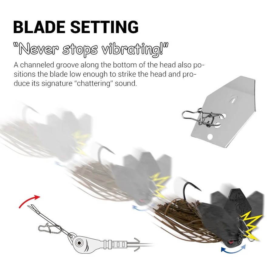 노이비 채터베이트 블레이디드 지그 10.5-35g 바이 - Fishing Lure Blade Bait 리뷰 및 가격