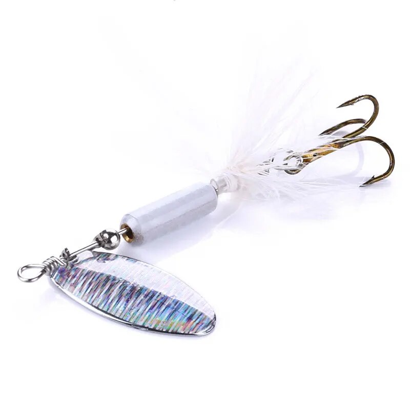 금속 VIB 미끼 1PCS 3.5g 깃털 장식 조각 W - Fishing Lure Spoon 리뷰 및 가격