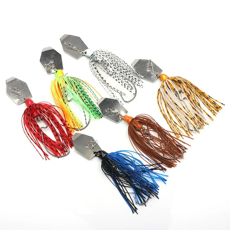 6 개/대 Chatterbait 낚시 미끼 키트 스피너 - Fishing Lure Swimbait 리뷰 및 가격