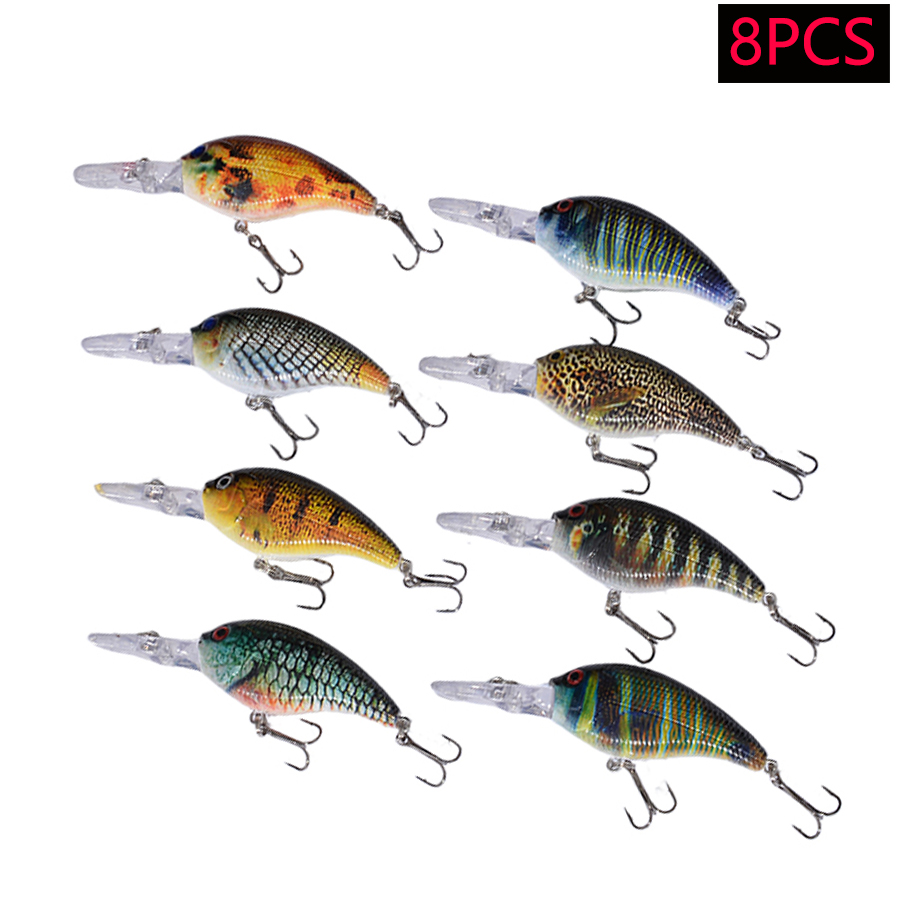 8개입 저크베이트 미노우 ABS 하드베이트 인조 워블러 - Fishing Lure Jerkbait 리뷰 및 가격