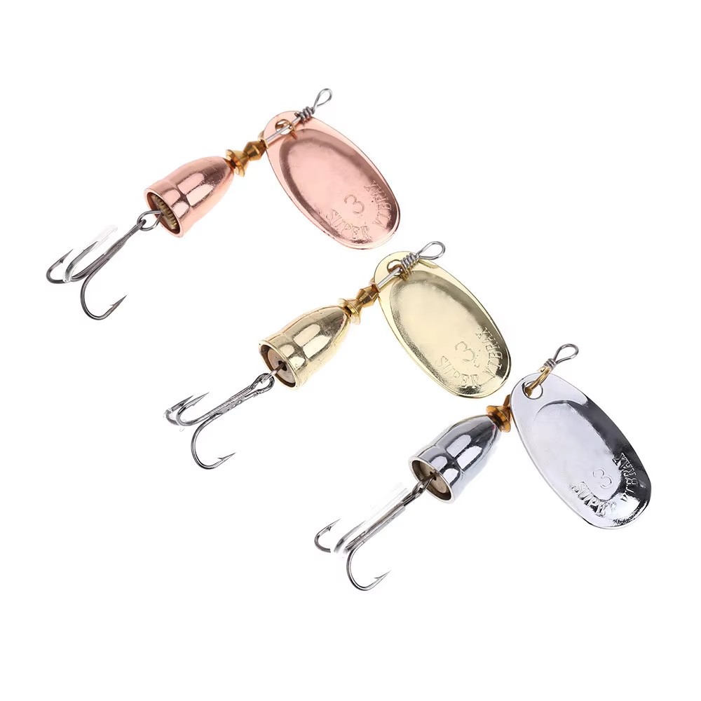 1개 스피너 메탈 루어 황동 하드 인공 스푼 미끼 구리 - Fishing Lure Spinner 리뷰 및 가격