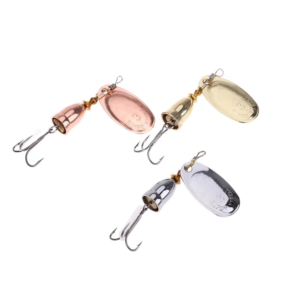 1개 스피너 메탈 루어 황동 하드 인공 스푼 미끼 구리 - Fishing Lure Spinner 리뷰 및 가격