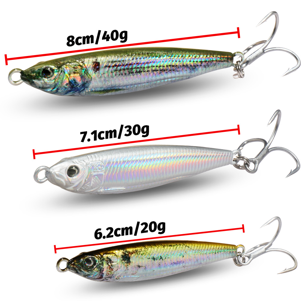 GOBAIT 금속 지그 루어 20g 30g 40g 스피 - Fishing Lure Blade Bait 리뷰 및 가격