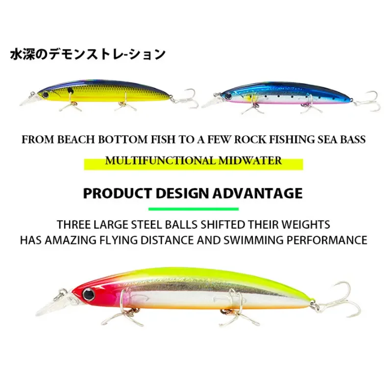 플로팅 미노우 낚시는 110MM 20g 바다 오션 비치 - Fishing Lure Spinnerbait 리뷰 및 가격