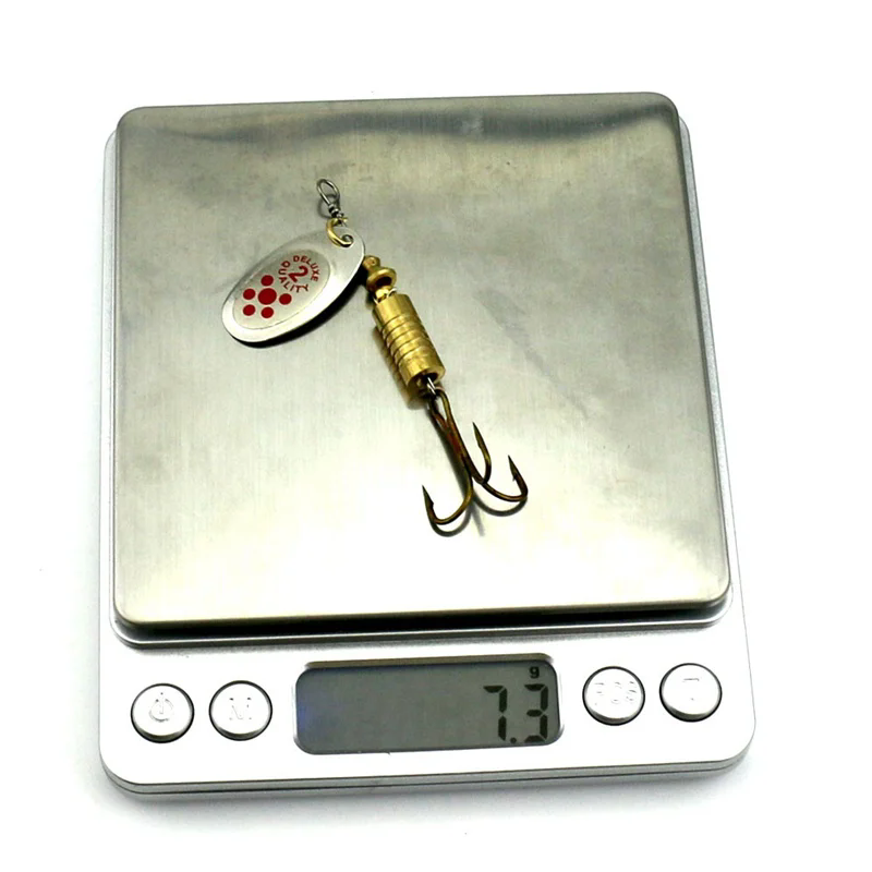 1PCS 금속 도금 회 전자 미끼 6.7cm/7g 하드 - Fishing Lure Spinner 리뷰 및 가격