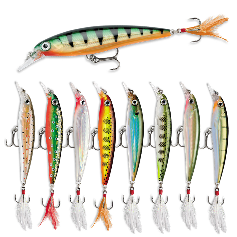 플로팅 미노우 낚시는 민물 송어를 위한 70mm 7.2 - Fishing Lure Jerkbait 리뷰 및 가격