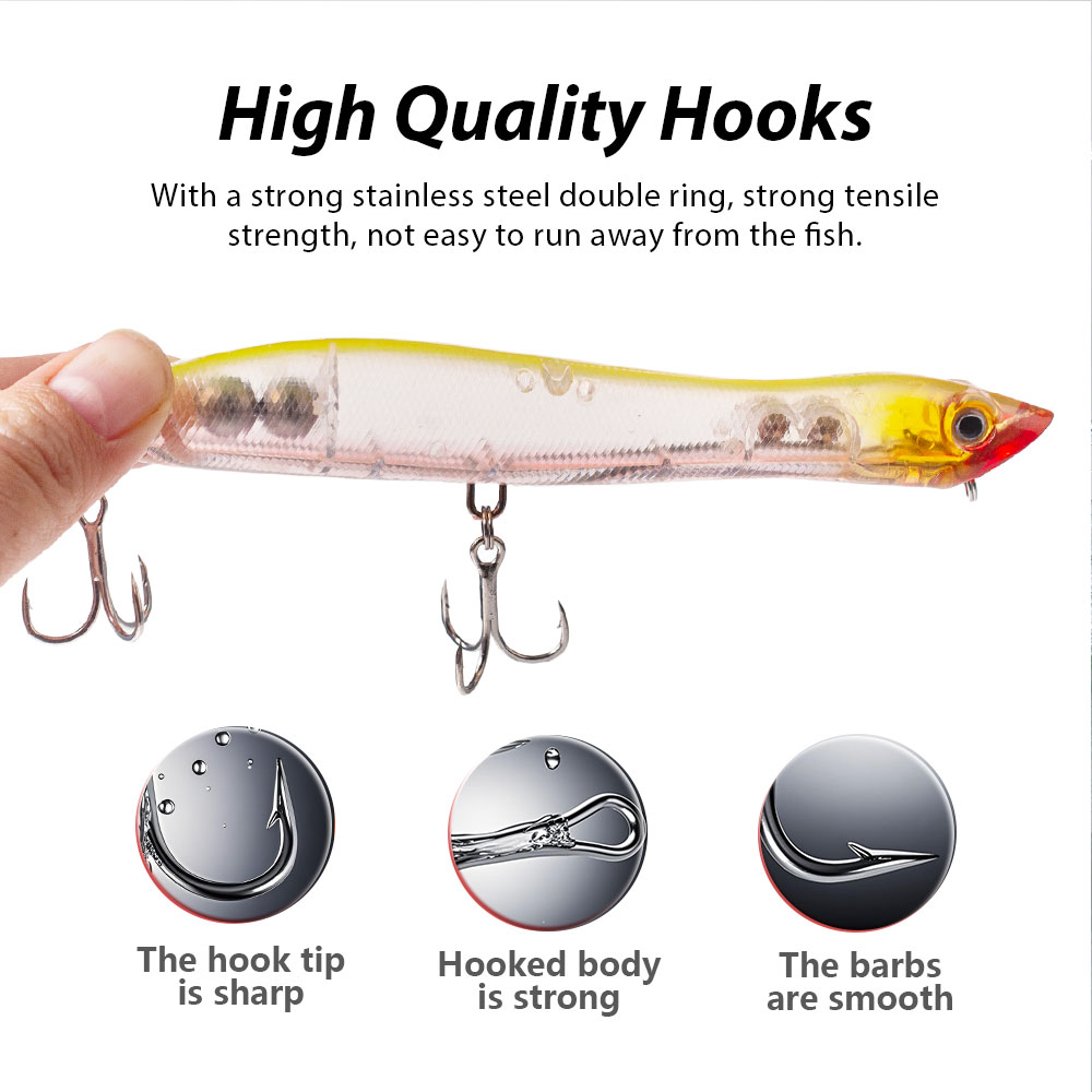 120mm/18g 탑워터 펜슬 포퍼 플로팅 낚시 루어  - Fishing Lure Popper 리뷰 및 가격