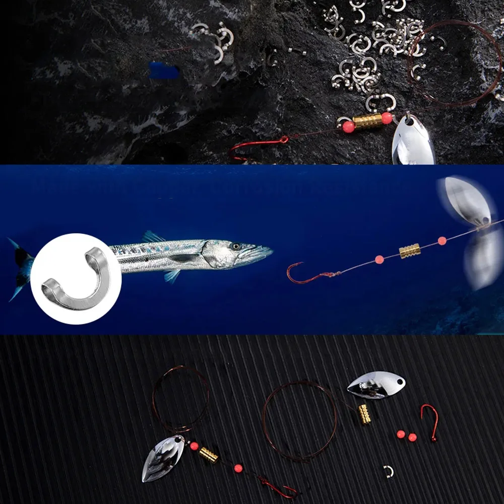 낚시 U자형 고정 클립, 스테인레스 스틸 스피너 미끼  - Fishing Lure Spinnerbait 리뷰 및 가격