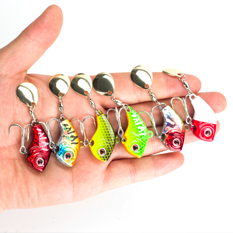 6PC 5g/7g/10g/14g/20g 회전형 메탈 바 - Fishing Lure Spinner 리뷰 및 가격