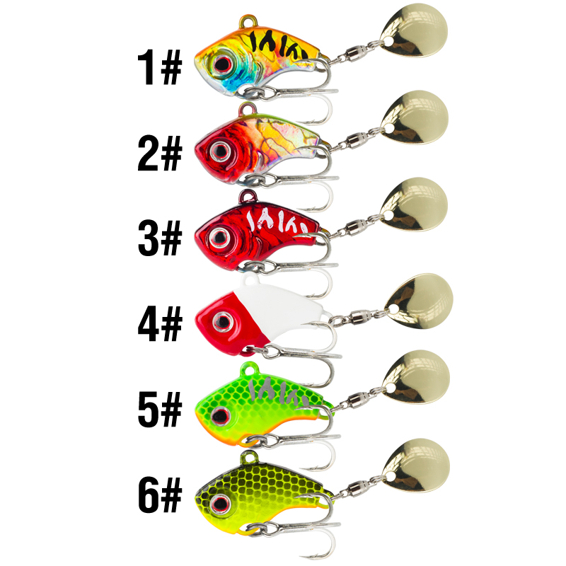 6PC 5g/7g/10g/14g/20g 회전형 메탈 바 - Fishing Lure Spinner 리뷰 및 가격